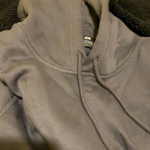 Relaxed fit hoodie grey
